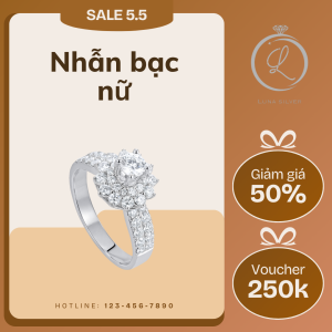 Nhẫn bạc cao cấp