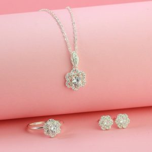 bộ trang sức bạc