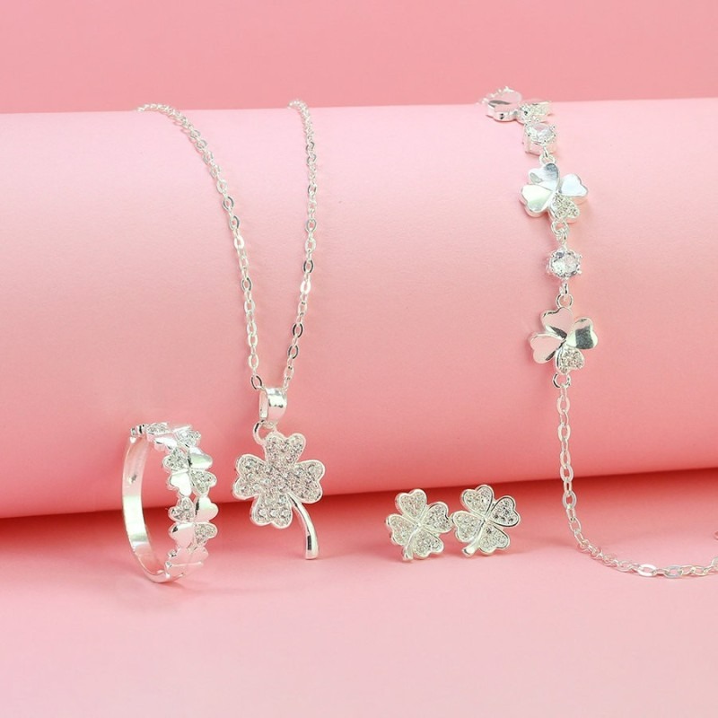 bộ trang sức bạc